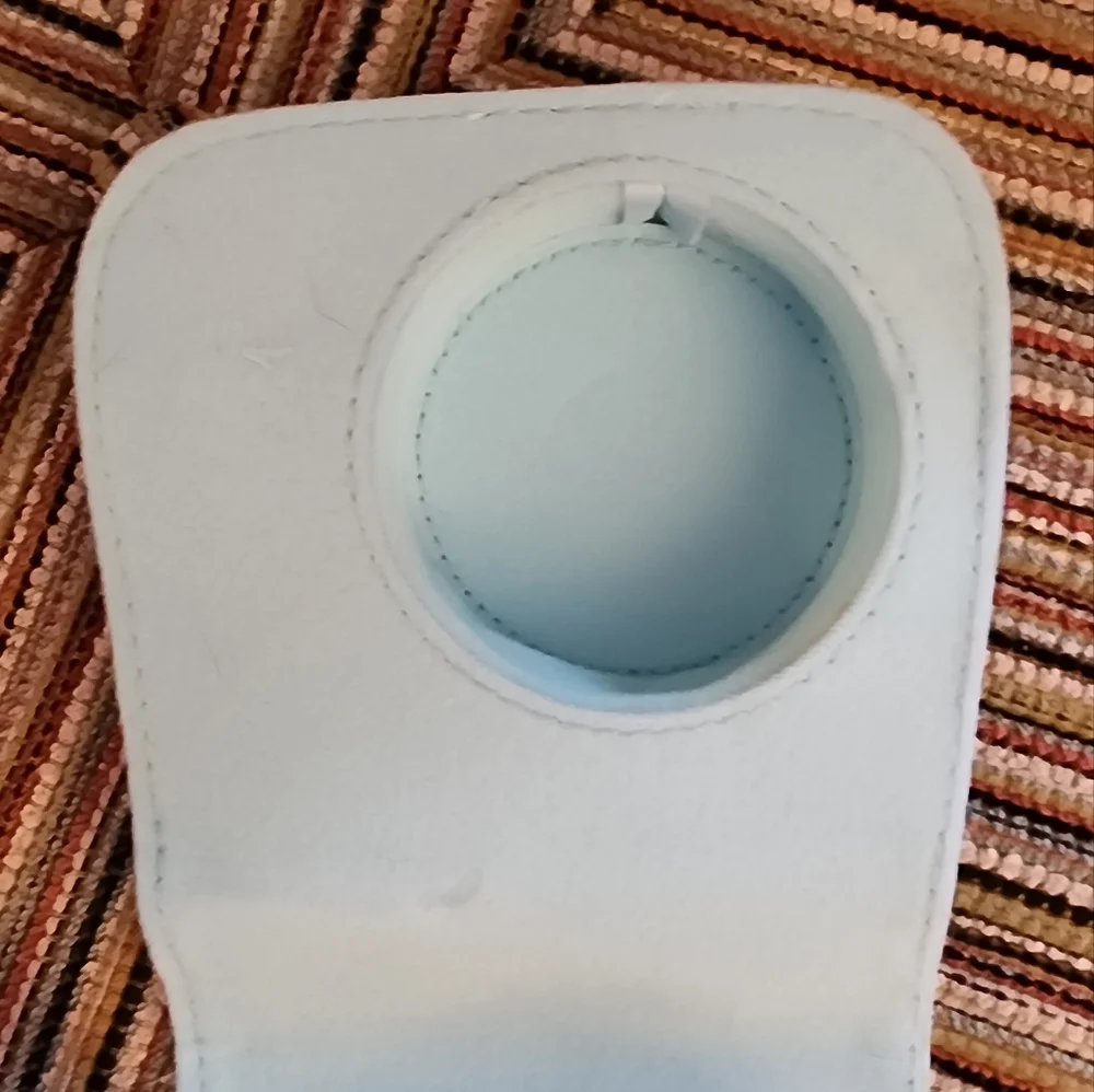 Instax Light Blue Camera Case with strap and pocket